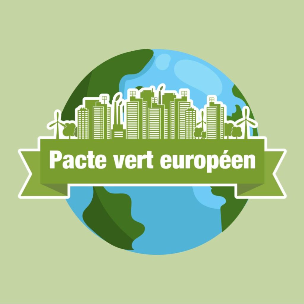 Transition verte européenne : l’ambition en pause, les entreprises en action 1 pacte vert europeen illustr 1030x1030 1